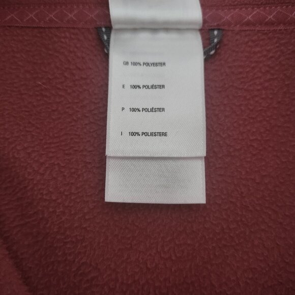 Women's The North Face TKA 100 1/4 zip Pullover Rose/Blush Large - Picture 6 of 16